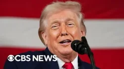 Trump gives campaign rally-style speech at Fort Bragg