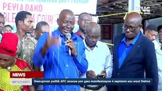 Gwoupman politik AFC anonse yon gwo manifestasyon 4 septanm sou wout Delma