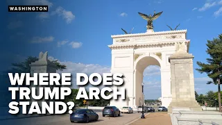 President Donald Trump's proposed 250-foot arch near the Lincoln Memorial clears major hurdle