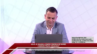 TV REPLIKA 30.09.2026. - GDJE JE GRANICA IZMEĐU SINDIKALNE BORBE I UGROZE PRAVA GRAĐANA?