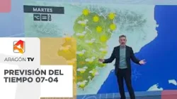 Previsión del tiempo para el martes 7 de abril de 2026. Previsión del tiempo para el martes 7 de abril de 2026.
