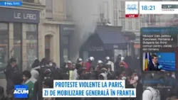 Proteste de amploare în Franța. Au fost incidente violente la Paris și Marsilia