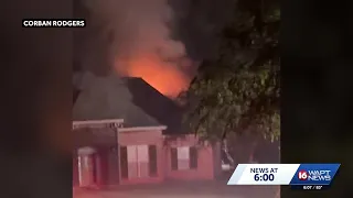 Three people and five pets escape Clinton fire after lightning strike on Pinehaven Place