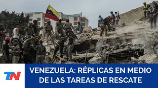 CATÁSTROFE EN VENEZUELA: se registró una fuerte réplica en medio de las tareas de rescate en Caracas
