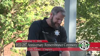 9/11 25th Anniversary Remembrance Ceremony - September 11, 2026