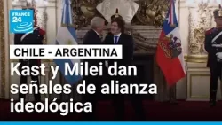 Kast y Milei se reúnen y dan señales de alianza ideológica en la región • FRANCE 24 Español