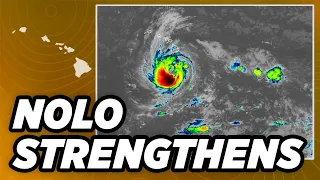 Hurricane Nolo Update: Nolo slightly stronger; expected to strengthen