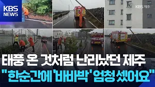 “Utility poles toppled, trees snapped”… Series of wind damage during Chuseok holiday / KBS 09/26/...