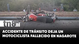 Young motorcyclist dies after crashing into a fence in Nagarote
