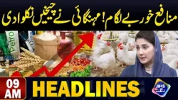 Mehangai Ney Awam Ki Cheekhein Nikalwa Dein | Headlines 09 AM | 19 April 2024 | Lahore Rang