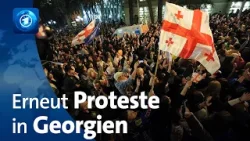 Erneut Proteste gegen geplantes Gesetz in Georgien