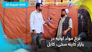 Basic food item prices in Karte Sakhi bazaar, Kabul