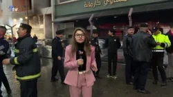 Kerkük'teki bir restoranda büyük yangın çıktı