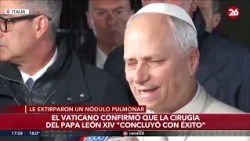 🚨 YA OPERARON AL PAPA LEÓN XIV | El parte médico del vaticano reveló un "adenocarcinoma pulmonar"