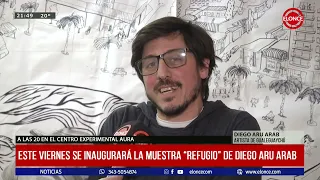 Diego Aru Arab's "Refugio" exhibit opens this Friday