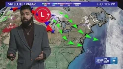 Первый день весны приносит дождь и потепление.