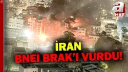 İran füzesi Tel Aviv'e yakın olan Bnei Brak'a düştü! İşte o görüntüler | A Haber