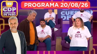 CUESTIÓN DE PESO - PROGRAM 08/26/20