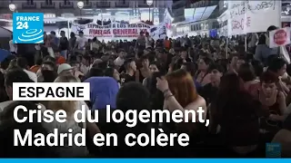 Crise du logement en Espagne : des milliers de manifestants à Madrid • FRANCE 24
