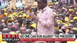 CS Murkomen Announces Plans to Introduce Digital Birth Certificates for Newborns in Kenya.#ebrunews