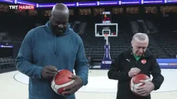 Cumhurbaşkanı Erdoğan, eski NBA oyuncusu Shaquille O'Neal ile bir araya geldi