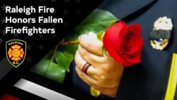 Пожарная служба города Роли почтила память погибших пожарных церемониями.