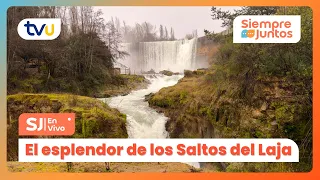 Saltos del Laja shows off its best scenery after river water levels rise