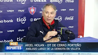 HOLAN'S HARSH SELF-CRITICISM! 💥 Cerro Porteño's head coach speaks out after the defeat in Villeta