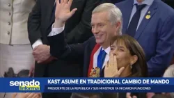 Senado Informa - Kast asume en tradicional cambio de mando