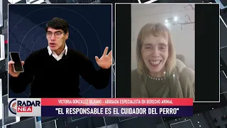 RADAR NEA - ROTTWEILER MATÓ A UN PERRO SALCHICHA. VICTORIA SILVANO, ESPECIALISTA EN DERECHO ANIMAL
