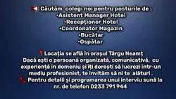 VIDEO//? ANGA JĂM!Fă parte din echipa noastră din Târgu Neamț