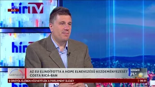 Az EU elindította a Hope elnevezésű kezdeményezést Costa Ricá-ban - HírTV