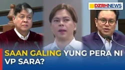 Pera ni VP Sara sa financial statement, kinwestiyon ni Pangilinan kung saan nanggaling