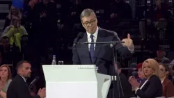 VELIČANSTVEN SKUP SNS  Vučić: Naša politika je interes Srbije,pozivam vas sve da izađete na izbore,