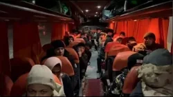 Ресейден Тәжікстанға кетіп бара жатқан автобустағы шетелдіктер құтқарылды