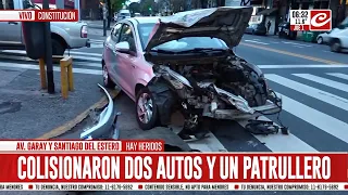 Manejaba borracho y provocó impresionante accidente en pleno barrio de Constitución