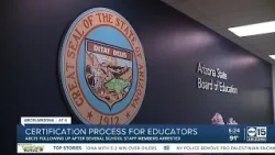 What is the certification process for educators in Arizona?