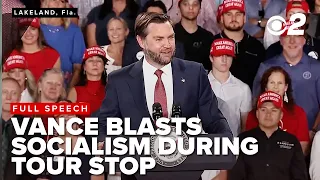 JD Vance rallies Florida Republicans, targets Democrats while campaigning for Donalds and Moody