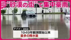 【ドバイで洪水】観測史上最多の降水量でまるで海…空港も水没