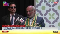 Vice President C. P. Radhakrishnan's address at the 15th Annual Convocation of IIM Ranchi