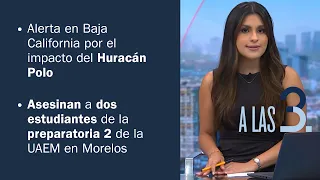 Asesinan a dos estudiantes de la UAEM | A Las Tres con Noelia Jiménez: 28 de septiembre 2026