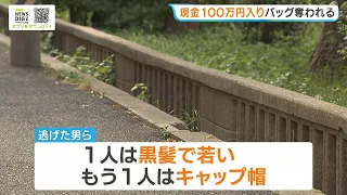 Man Robbed of Bag Containing 1 Million Yen... Shoved and Left with Minor Arm Injury, Two Suspects...
