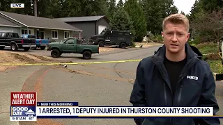 Rainier, WA: DV suspect in custody after shooting at officers in standoff