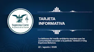 tarjeta Informativa 22 de agosto de 2026
