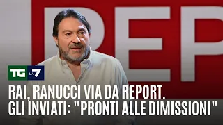 Rai, Ranucci via da Report. Gli inviati: "Irricevibile, pronti alle dimissioni"