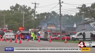 Authorities respond to structure fire on Broadway in Alden