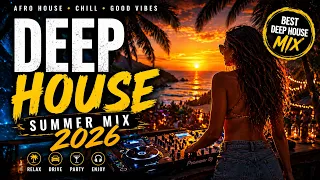 Best Deep House 2026 🔥 Afro House Mix | Summer Vibes, Chill & Club Energy | Viral Deep House Music
