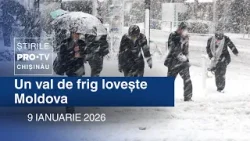 Știrile PRO TV (20:00) | UN VAL DE FRIG LOVEȘTE MOLDOVA