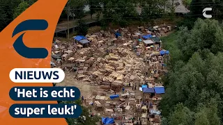 Kids build huts at Doedorp in Zevenaar | Connect