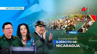 47 Years of the Nicaraguan Army: Comandante Daniel and Compañera Rosario Commemorate its Founding🪖